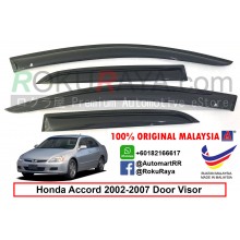 Honda Accord SDA (7th Gen) 2002–2007 AG Door Visor Air Press Wind Deflector (Small 7cm Width)